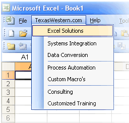 Excel Menu Image