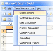 Excel Menu Image